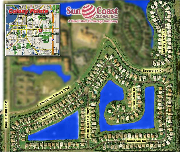 Colony Pointe Overhead Map
